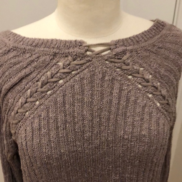 Altar'd State mauve sweater. - Picture 2 of 7